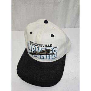 Vintage Jacksonville Jaguars Hat Mens Snapback Banned Logo Cap RARE 90s NFL USA